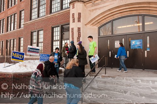 Jenny Arneson volunteers at the SD59 convention